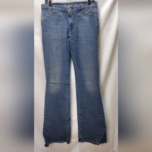 MiH Jeans Mid Rise Marrakesh Kick Flare Jeans In Winger Wash Size 29 - Picture 1 of 11